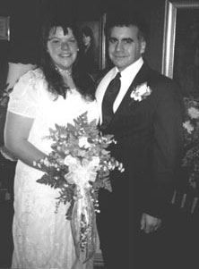 Danielle and Tim's wedding day